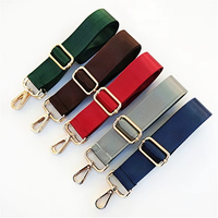 Meetee B-J266 80-130cm * 3.8cm sangles de sac réglables colorées pour sacs à main sacs à main sacs à bandoulière boucles en métal sangles de sac en nylon