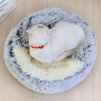 Lefzmaker — lit personnalisé pour petits chiens et chats, en peluche pour animaux domestiques, chaud, en fausse fourrure, doux