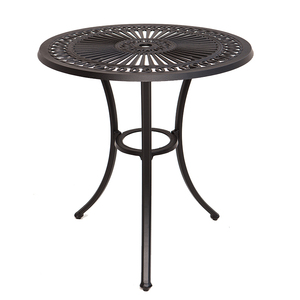 Leisure Portable <b>Aluminum</b> Outdoor Bistro <b>Table</b> and Chairs Set for Hotel Use Balcony & Patio - Product Image 5
