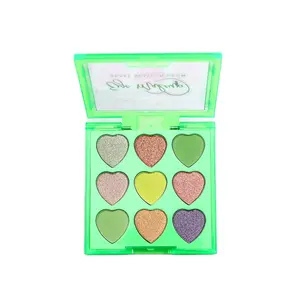 Just Girl Non-toxic Cheap Make Up Palette Wholesale Paper Packaging Eyeshadow Powder Palette for Girls