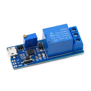 Time Delay Relay Module <b>5V</b>-30V 10A 250VAC SPST Screw Terminal PCB Mount Relay Switch - Product Image 1
