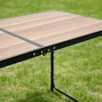 Table et chaises pliantes en aluminium de style moderne 2026 pour plage, barbecue en plein air, pique-nique, camping, meubles portables avec sac de rangement