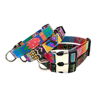 Collar de perro de estilo bohemio de lujo, correa ajustable de fibra de Metal XL, estampado reflectante personalizado, superventas, cintas de PVC
