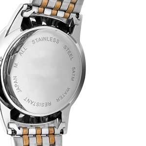 Montre à cadran circulaire à la mode du fabricant en gros Montre à quartz pour femmes - Product Image 3