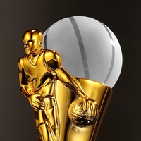 Médailles de trophées personnalisées en résine plaquée or pour les récompenses MVP de volley-ball, de basketball, de football, de badminton et de baseball, or, argent, bronze 2026