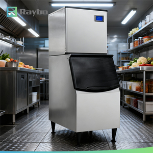 Máquina de Hielo Comercial Automática RAYBO, Productora de Cubos de 500 kg para Negocios, Alta Productividad, Produce hasta 500 kg de Cubos de Hielo Diarios - Product Image 2
