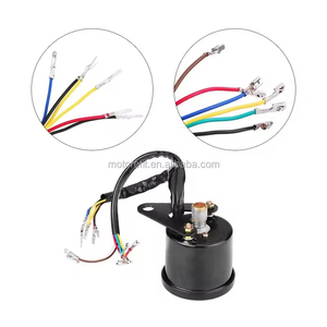 RTS Universal Motocicleta Duplo Odômetro Velocímetro Medidores Engrenagem <span class=keywords><strong>Display</strong></span> <span class=keywords><strong>Digital</strong></span> com medidor Indicador LED - Product Image 6
