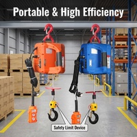Oferta Especial: Mini Polipasto Eléctrico Portátil con Control Remoto Inalámbrico 220V, Capacidad 100kg, 300kg, 500kg