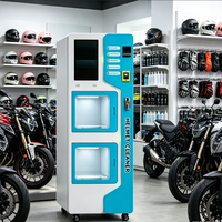 Lave-casques automatique 24h/24 et 7j/7 pour circuits de course, ateliers de motos et centres commerciaux