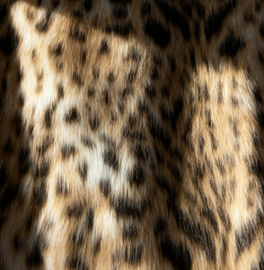 레오파드 프린트 100% 폴리에스터 인조 롱 헤어 플러시 인조 모피 의류 및 장난감 제작용 - Product Image 4