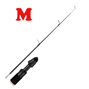 Mini 50cm 2-teilige Glas-Stahl-Eisangelrute 40g Winter-Ventilschaft-Schnitt Transparenter Weicher Schwanz Weitwurf - Product Image 2