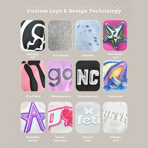 OEM Custom Contract Stitch Zip-up Solid Casual Fleece Mujer Sudadera con capucha y pantalones de chándal de talla grande - Product Image 6