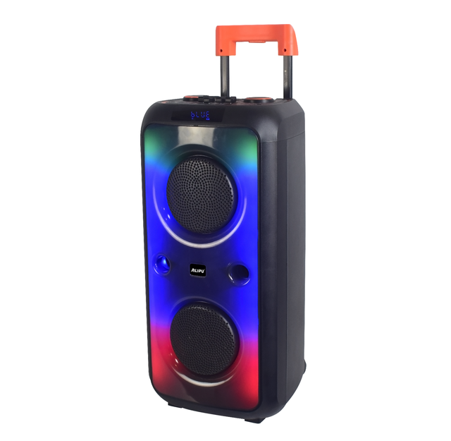 Portable Trolley Speaker 8 Inch Karaoke Set System Sound Home Theatre Trolley Speaker