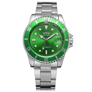 Reloj con logotipo personalizado mecánico automático de acero inoxidable para hombre clásico de marca de venta caliente con MOQ 1 - Product Image 6