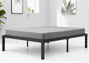 Tùy Chỉnh Heavy Duty Thép Giường Đôi Khung Với Không Gian Lưu Trữ Kim Loại Nền Tảng Và Slat Hỗ Trợ Không Có Hộp Mùa Xuân Cần Cho Phòng Ngủ Sử Dụng - Product Image 5