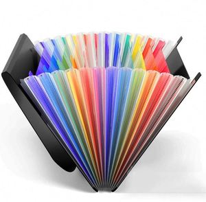 Letter A4 Size Accordion File Organizer Document Holder Paper Bill Tax Receipt Organizer with Blank Labels - Product Image 5