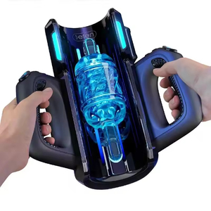 Masturbatore telescopico Super automatico maschile masturbazione tazza con porta cellulare elettrico tasca sesso uomini macchina per il maschio - Product Image 4