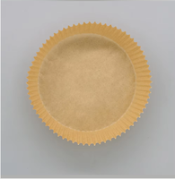 Vente directe usine – Doublure en papier pour friteuse à air, en carton de pâte de bois de qualité alimentaire, double face enduite, résistante à la chaleur, pour cuisson