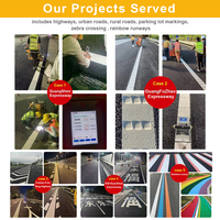 Peinture thermoplastique solide pour marquage routier, blanche et jaune, pour lignes de voies rapides avec marquage routier