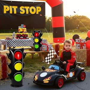 Inflatable <b>Traffic</b> <b>Light</b> Toy for Kids Party Decor & Interactive Play Waterproof PVC Material 24"H Foldable Design - Product Image 5