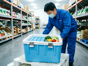 Contenedor Aislado para <span class=keywords><strong>Alimentos</strong></span> de 58L, Caja de Transporte de Comida de Grado Profesional para Logística de Cadena de Frío - Product Image 6