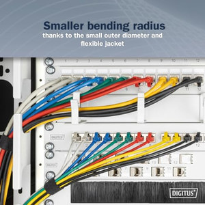 OEM ODMDigitus LAN Cable Cat <strong>6A</strong> 5m Slim Version AWG 32 7 10 Gbit <strong>s</strong> RJ45 Network Cable F <strong>FTP</strong> PoE plus LSZH Compatible with - Product Image 5