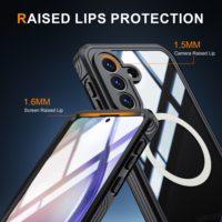 Étui de téléphone magnétique en coque rigide anti-chute, anti-poussière, tout inclus, fin et léger, nouvellement amélioré pour Samsung Galaxy A57