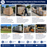 Transitaire maritime logistique 20GP de Chine vers la Finlande et la France