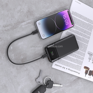 Große Kapazität 10000mah 20000mAh <span class=keywords><strong>Power</strong></span> Banks mit 3 Ladekabeln Tragbar mit LED-Licht Mobiles Netzteil Kraftwerk - Product Image 6