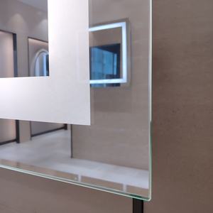 Espejo LED de cristal para salón de belleza, sin marco, decoración de pared para el hogar - Product Image 6