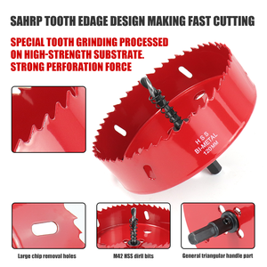 חור מתכת עץ מקדחה קצת עבור גבס פלסטיק לוח ברזל צלחת במורד אור גיליון ברזל-כלי יד - Product Image 2