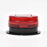 Solar Power LED Magnetische Warn blitz Leuchtfeuer Gelb Rot Weiß Not signal Fahrzeug Verkehrs sicherheit Blink lampe 12V 24V