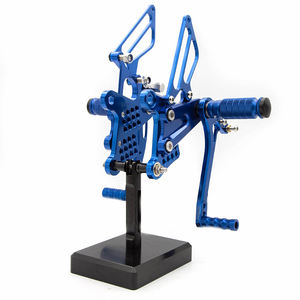 Aluminium Moto Arrière Set Repose-pieds Repose-pieds Levier De Changement De Vitesse Pied Peg Pédale Pour <span class=keywords><strong>Kawasaki</strong></span> <span class=keywords><strong>Ninja</strong></span> <span class=keywords><strong>ZX6R</strong></span> ZX636 <span class=keywords><strong>2009</strong></span> <span class=keywords><strong>2009</strong></span>-2022 2021 - Product Image 4