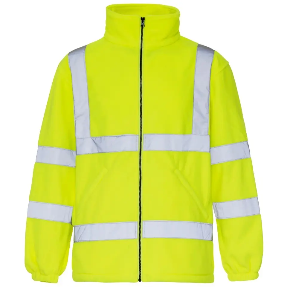 OEM с длинными рукавами hi vis флисовая Светоотражающая Защитная куртка