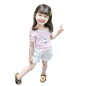 Vêtements pour filles : Ensembles de survêtements, chemisiers à nœuds, t-shirts pour enfants et pantalons de jogging unis – Vente en gros depuis la Chine - Product Image 1