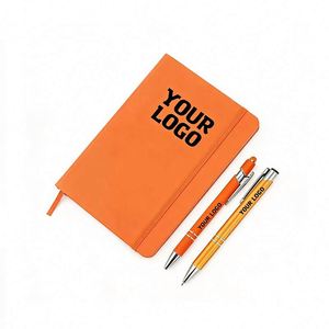 Wholesale Personalized Logo 160-Page Laserable Vegan Pu Leather Journal <b>Lined</b> Business Gift <b>Notebook</b> Custom Promotional Gifts - Product Image 1