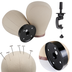 Leeons 24 23 22 21 Inch Cork Canvas Block <strong>Head</strong> Mannequin <strong>Head</strong> Display <strong>Styling</strong> Wig <strong>Head</strong> With Mount Hole - Product Image 4
