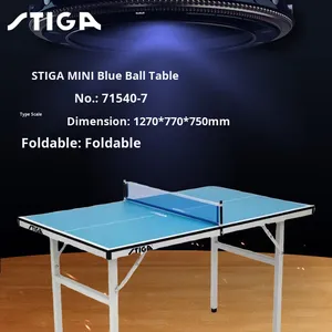<span class=keywords><strong>Table</strong></span> <span class=keywords><strong>de</strong></span> tennis <span class=keywords><strong>de</strong></span> <span class=keywords><strong>table</strong></span> pliable professionnelle <span class=keywords><strong>STIGA</strong></span> pour usage domestique avec surface colorée pour enfants Fabriquée en Chine - Product Image 2