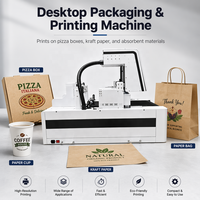 Machine d'impression numérique haute vitesse pour boîtes à pizza, sacs en papier, sacs non tissés et carton ondulé
