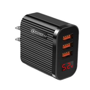 Three-port <b>USB</b> QC3.0 Fast Charger 15W Universal Intelligent Digital Display for Mobile Phone - Product Image 5