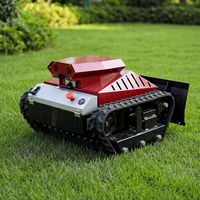 Cortadora de Césped Robótica Todoterreno de Alta Calidad LUYU con Control Remoto de 800m, Tractor Cortador de Césped Agrícola