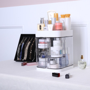 osmético de escritorio a prueba de polvo de la casa lápiz labial gran vestidor de cuidado de la piel productos Rack - Product Image 4