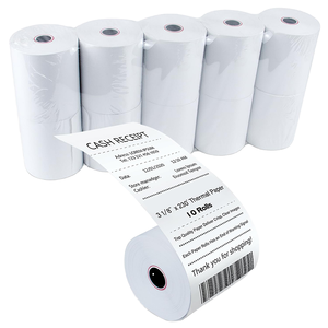 Rollo de Papel Térmico Blanco para Caja Registradora Hua-sen TP8783 3 1/8 X 230, 80*80 mm, Venta al Por Mayor - Product Image 1