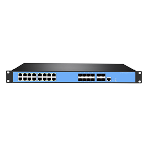 Commutateur réseau PoE géré L3 28 ports 1 RJ45 avec interface de gestion de console et liaison montante 10G pour parcs éoliens, compatible SNMP et QoS (OEM/ODM) - Product Image 1
