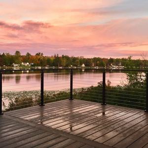 Système de garde-corps de câble ST 316 de qualité marine | Cordes en acier inoxydable de 5mm et poteaux carrés | Escalier et terrasse intérieur/extérieur - Product Image 1