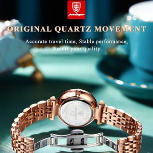 Reloj de Pulsera de Lujo POEDAGAR, Elegante, Resistente al Agua, de Acero Inoxidable, de Alta Calidad, para Mujer, con Diamantes, de Cuarzo - Product Image 6