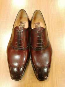 Chaussures <span class=keywords><strong>Homme</strong></span> de Luxe en Cuir de Veau Oxford Business Fait Main Derby <span class=keywords><strong>Homme</strong></span> Cousues Goodyear Italiennes Formelles pour Mariage et Soirée - Product Image 6