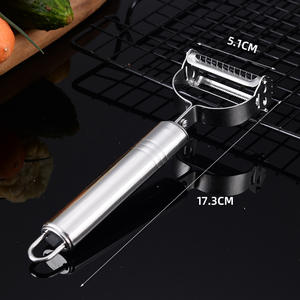 Éplucheur de légumes multifonctionnel en acier inoxydable Râpe à pommes de terre et carottes Éplucheur de fruits Coupeur Rabot à melon Gadgets de cuisine - Product Image 5