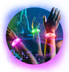 מתכנת הוביל wristband + סיליקון עמיד למים הוביל נשלט תיבת תכשיטים שלט רחוק תיבת oem לוגו מהבהב הוביל צמיד - Product Image 6