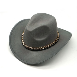 Chapeau de cowboy unisexe à cinq clous Nouveau style de chapeau rayé pour adultes occidentaux pour la pêche et les voyages en plein air Fabriqué au Mexique - Product Image 4